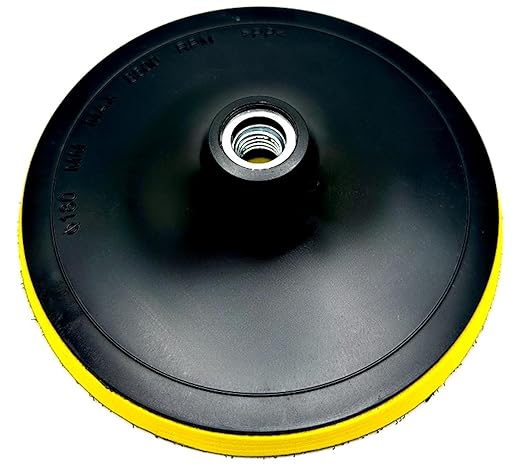 7" Hook and Loop Backing Plate for Sanding, Polishing Buffering Pads, Backer Pad with 5/8”-11 (5/8 inch TPI), 7 inch Backup Pad for Angle Grinder Drill Polisher Buffer