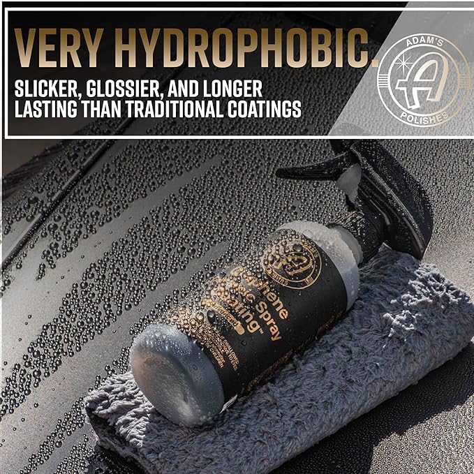 Adam's Polishes Advanced Graphene Ceramic Spray Coating Bundle - 18+ Month Sprayable Graphene Oxide Ceramic Coating for Cars, Boats, RV's & Motorcycle | Adds Extreme Gloss, Depth, Shine & Protection