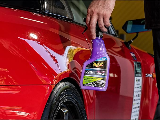 Meguiar's Hybrid Ceramic Tire Shine - Long-Lasting Shine That's Durable & Water-Resistant Hybrid Ceramic Technology - 16 Oz Spray