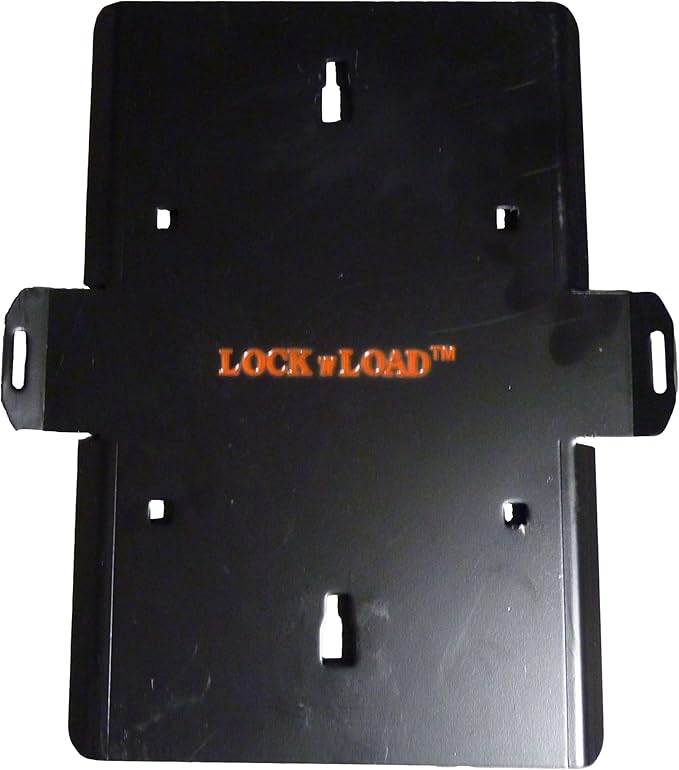 Lock 'N Load (BK100) Orange/Black Deluxe Motorcycle Wheel Chock