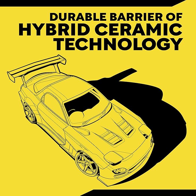 Meguiar's Hybrid Ceramic Wax Spray, 6 Pack (6 x 26 oz Bottles = 156 oz Total), SiO2 Hybrid Ceramic Car Wax for Exterior Paint, Spray On Rinse Off Protection with Extreme Water Beading