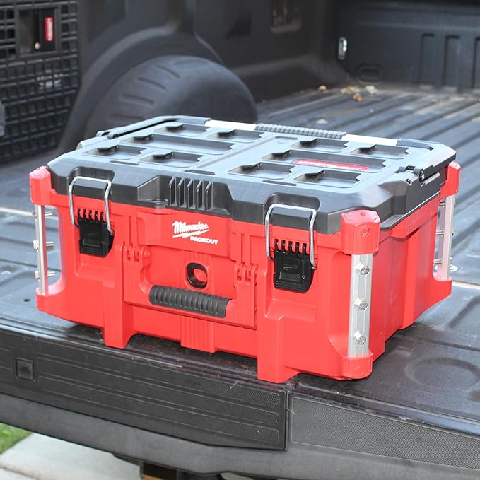 Alpha Engineered Threaded Replacement Packout Rails 7.7” (195mm) Compatible with Milwaukee Packout Tool Box 48-22-8425 Includes End Caps - Heavy Duty Aluminum Rails - Fits Packout Accessories – Silver