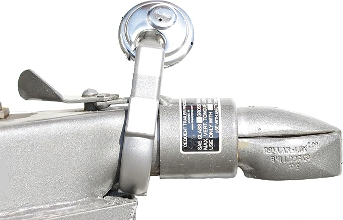 The Collar Trailer Hitch Lock for Bulldog-Style Couplers (Including The RAM)