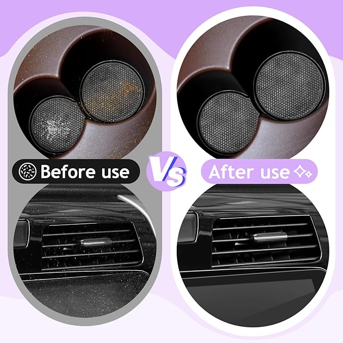 Car Cleaning Gel Car Cleaning Putty Car Putty Car Interior Cleaner Car Slime Car Detailing Kit Car Accessories Gifts for Men Women Stocking Stuffers Purple