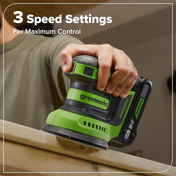 Greenworks 24V Brushless 10PC TOOL, Drill+Impact Driver+Circular Saw+Recip Saw+Jig Saw+Sander+Light+Multi-Tool+Nailer+Grinder (2) 4.0Ah+2.0Ah Batteries (24,000mAh PB) USB-C Charger, High Efficiency