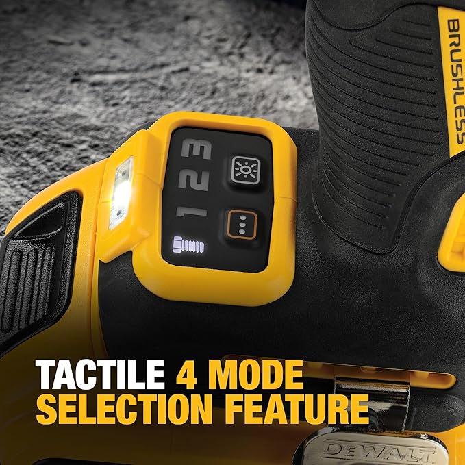 DEWALT Impact Wrench 1/2, 20V MAX XR Brushless Cordless Impact Gun With Hog Ring Anvil Kit, Includes 4 Ah Battery and Charger, Mid-Torque (DCF891QQ1)