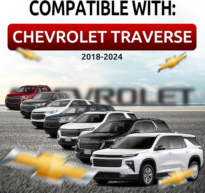 Envelope Style Automotive Elastic Trunk Mesh Cargo Net for Chevrolet Traverse 2018-2024 - Premium Trunk Organizers and Storage - Luggage Net for SUV - Best Car Organizer for Chevrolet Traverse
