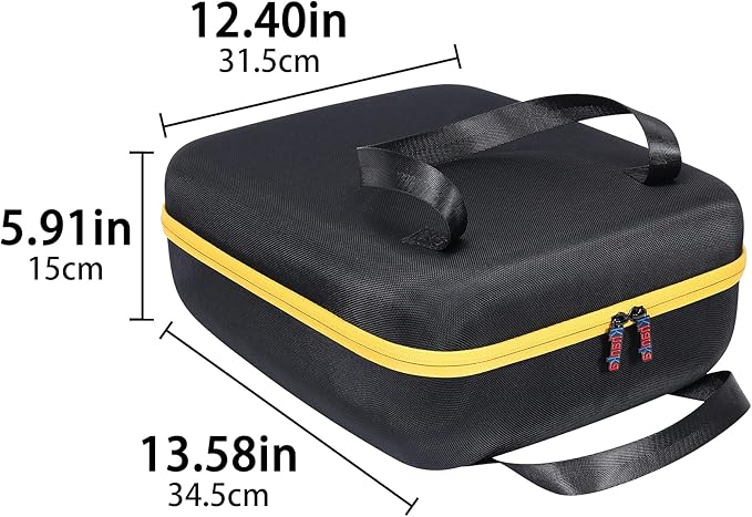 Khanka Hard Carrying Case Replacement for DEWALT DXAEJ14 Digital Portable Power Station Jump Starter: 1400 Peak/700 Instant Amps, Case Only