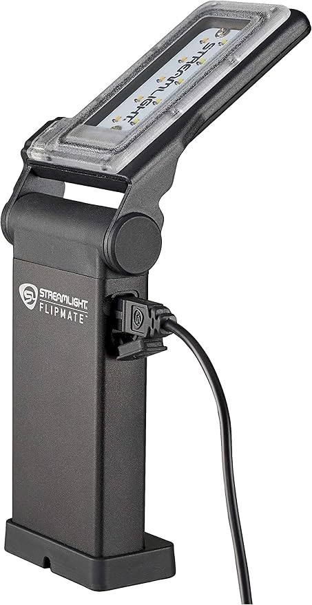 Streamlight 61500 Flipmate 500-Lumen USB Rechargeable Multi-Function Compact Work Light, Black
