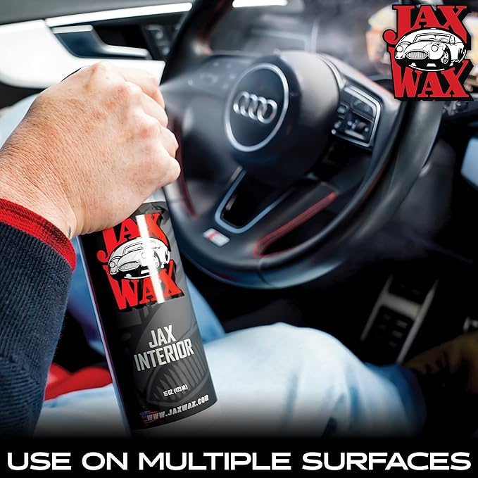 Jax Wax Interior Detailer - One Step Cleaner and Conditioner, Car and Boat Interior Cleaner, 16 Ounce
