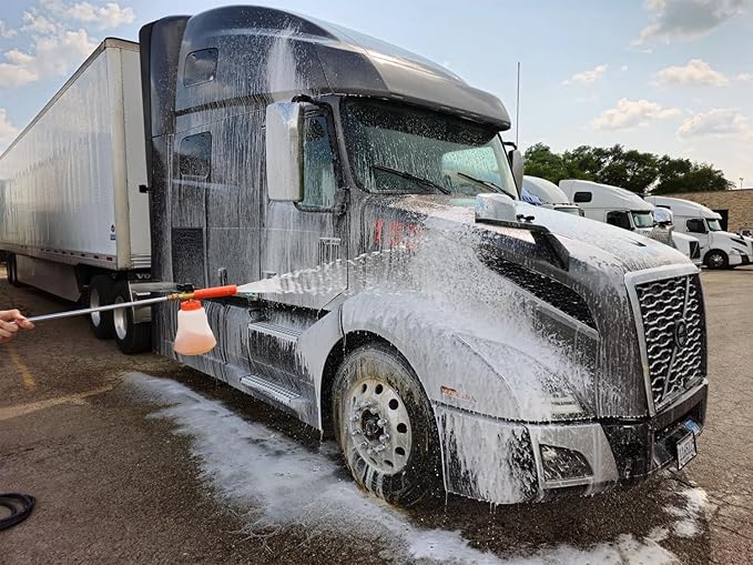 Wash Chems Pro 50 Touchless One Step Car Wash Detergent Soap Concentrate No Brushing, Commercial Grade Professional Auto Foam Cleaner Also Great for Trucks & Tractors