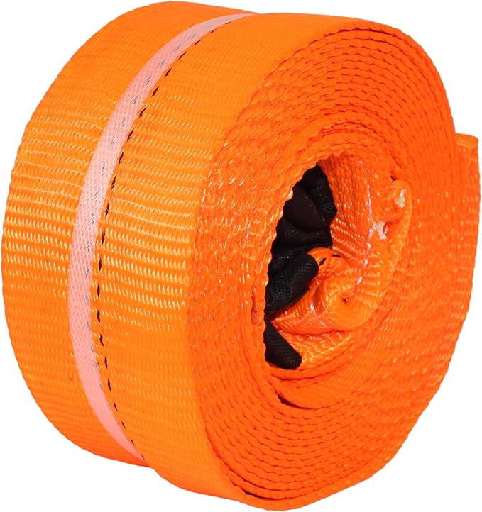 HFS(R) Tree Saver, Winch Strap, Tow Strap 30,000 Pound Capacity (Orange, 3X20FT)