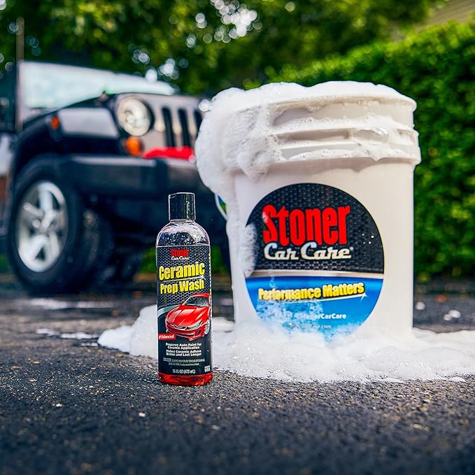 Stoner Car Care 91113-3PK Ceramic Prep Wash Soap – Removes Waxes, Sealants, Glazes, and Old Coatings to Prepare Automotive Paint for Ceramic Application, Safe for All Finishes – 16 fl oz (Pack of 3)