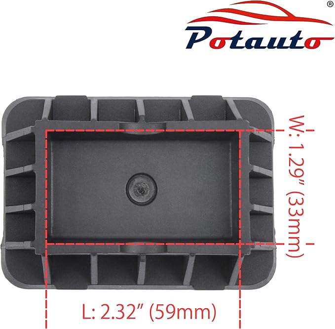 Potauto Upgraded 51717042974 Car Jack Lift Pad Puck Support Compatible with BMW 5 6 7 F01 F0 F02 F06 F07 i03 Series