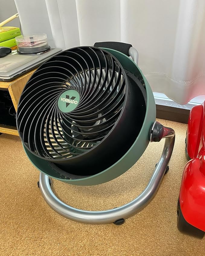 Vornado EXO61 Heavy Duty Air Circulator, 3-Speed, Industrial Floor Blower Fan with 8 ft Cord, IP54 Motor, Steel Base, Non-Slip Feet for Garage, Workshop, Job Site Cooling