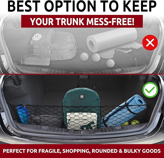 Envelope Style Trunk Cargo Net for LINCOLN MKZ 2013 14 15 16 17 2018 2019 NEW