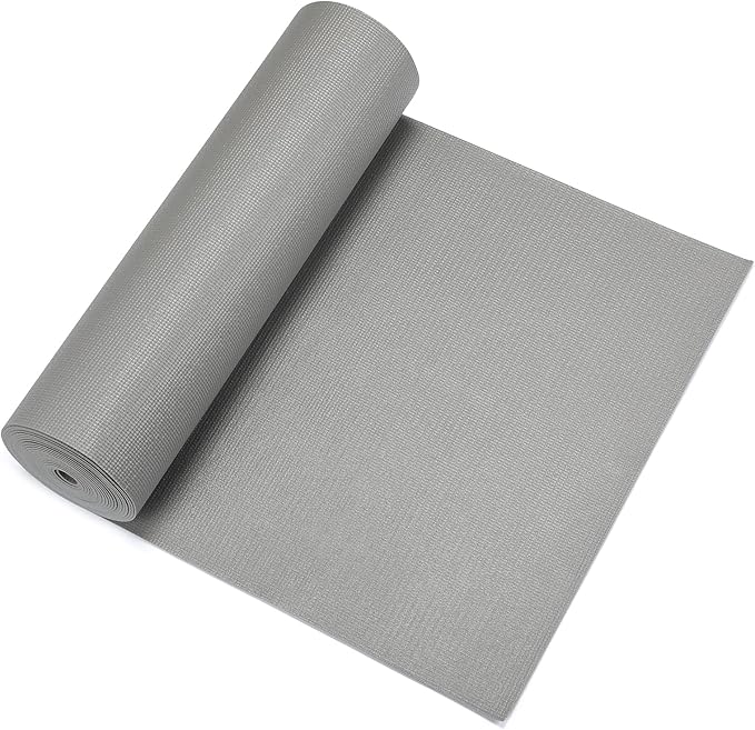 CASOMAN Professional Tool Box and Drawer Liner, Grey, Easy Cut Non-Slip Foam Rubber Toolbox Drawer Liner Mat - Adjustable Thick Cabinet Liners, 24inch (Wide) X 24feet (Long)