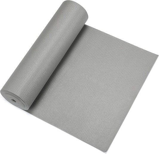 CASOMAN Professional Tool Box and Drawer Liner, Grey, Easy Cut Non-Slip Foam Rubber Toolbox Drawer Liner Mat - Adjustable Thick Cabinet Liners, 24inch (Wide) X 24feet (Long)