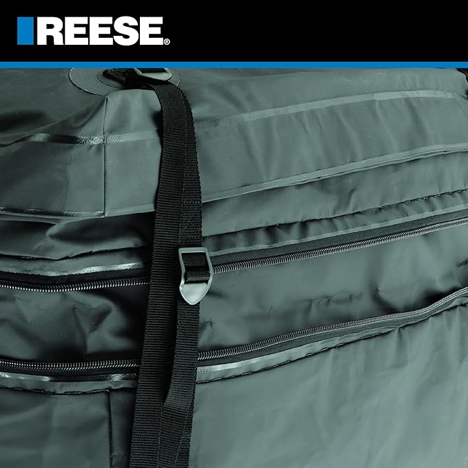 Reese 1044000 Olympia Hitch Mount Expandable Cargo Carrier Bag, 48 Inch x 19 Inch x 18 Inch to 22 Inch, 11.5 cu. ft. Capacity, Fits 48 X 20” Cargo Carriers