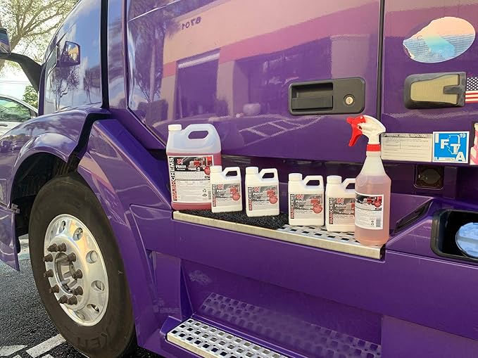 Wash Chems Pro 50 Touchless One Step Car Wash Detergent Soap Concentrate (32 oz) No Brushing, Commercial Grade Professional Auto Foam Cleaner (Biodegradable) Also Great for Trucks & Tractors