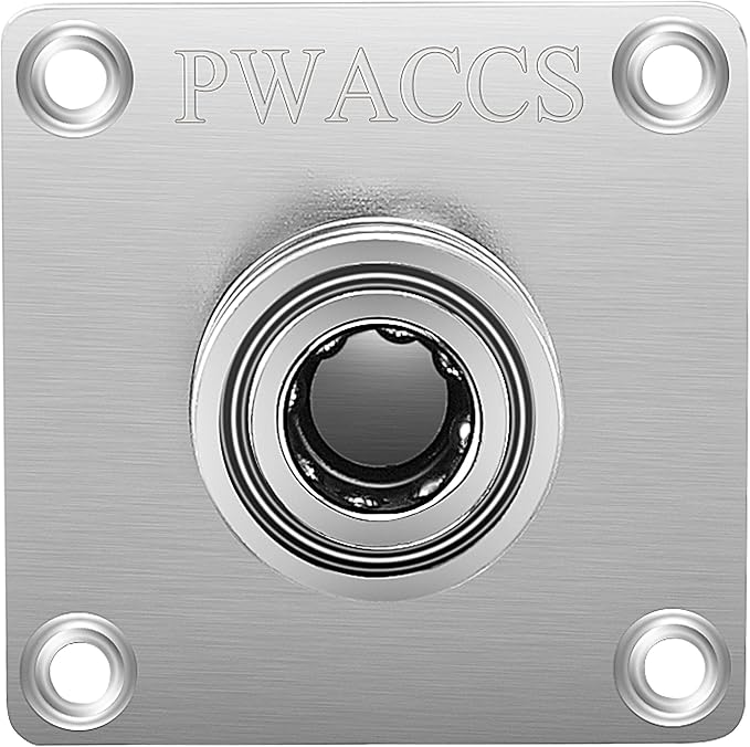 PWACCS Pressure Washer Foam Cannon Holder, 1/4" Quick Connect Automatic Foam Cannon Mount, Stainless Steel Pressure Washer Nozzle Tip Holder, Pressure Washer Accessories Storage Rack 4 Pack