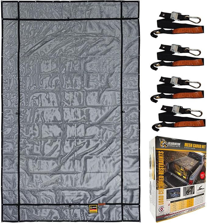 Gladiator Cargo Nets - RipProof Mesh Cargo Tarp - XX-Large - 10' x 16' (XXM-100)