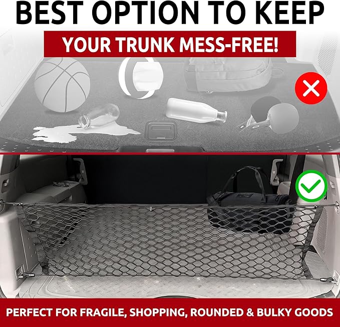 Envelope Style Trunk Cargo Net for Honda Pilot 2003 04 05 06 07 08 09 2010 2011 2012 2013 2014 2015 New