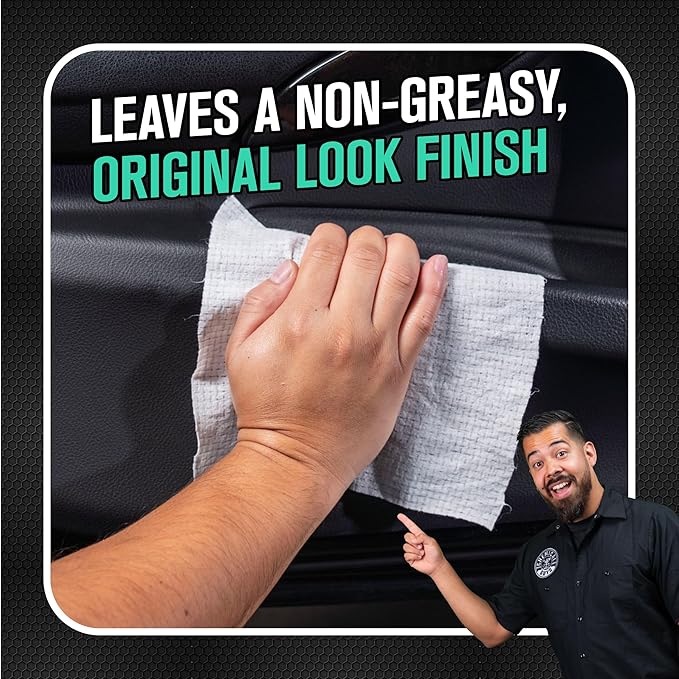 Chemical Guys Total Interior New Car Smell Cleaner & Protectant Wipes – All-in-One Interior Cleaning Wipes for Dashboards, Vinyl, Leather, Fabric & Glass – Cleans & Protects, New Car Scent, 30 Ct