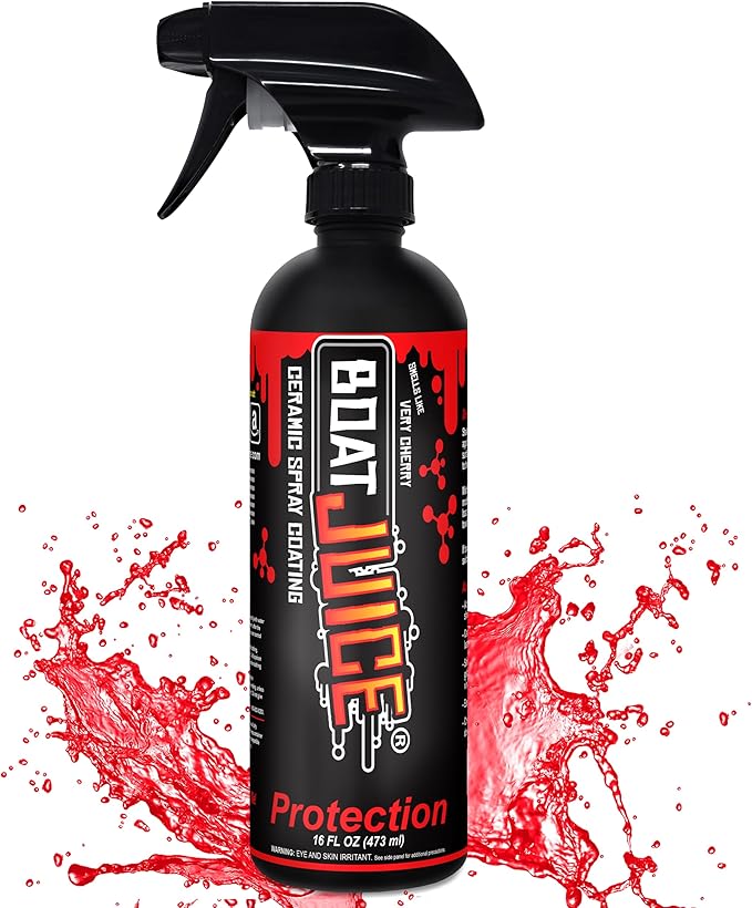 Boat Juice Protection Boat Ceramic Coating Spray - Marine Ceramic Coating for Boats, Ceramic Boat Wax Spray, Marine Wax for Boats - Boat Cleaner, Boat Cleaning Supplies, Boat Accessories