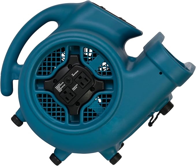 XPOWER P-450AT Freshen Aire Scented Air Mover Scent Diffusing Fan for Immediate Scenting, Cooling, Ventilating, & Drying of Large Areas, Blue