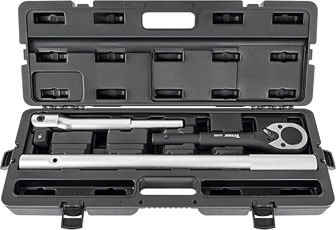 Titan Bar-X 61323 3-Piece 1-Inch Drive Interchangeable Ratchet and Breaker Bar Set