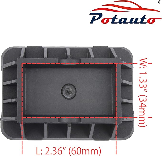 Potauto Upgraded 51717169981 Car Jack Lift Pad Support compatible with BMW Mini 1M128i 135i 325i 328i 330i 335i 528i 535i 550i 640i 650i 740i 750i 760Li M3 M5 M6 E82 E90 E91 F01 F02 F07 F10 F13 Series