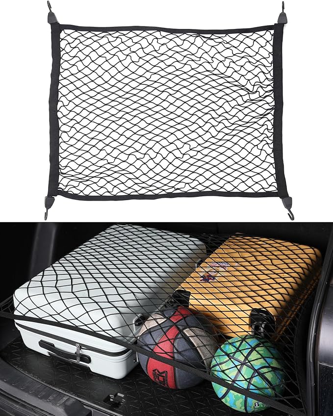 Fit for 2019-2025 Toyota RAV4 RAV 4 Hybrid Floor Style Trunk Cargo Net, Trunk Organizers and Storage Luggage Nets for Crossover for RAV-4 2020 2021 2022 2023 2024 Accessories