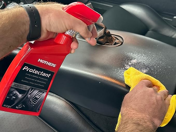 Mothers Protectant, 1 gal. – Long-Lasting UV Protection for Rubber, Vinyl & Plastic, Shields Dash, Trim, Bumpers & Tires from Fading, Cracking & Drying, Restores a Clean OEM Finish (05302)