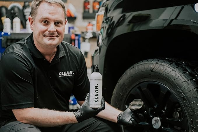 CLEAN. Tire Dressing V2 – 16oz-Hydrophobic Satin Finish, No Sling, UV Protection, Solvent-Based, Self-Leveling, Trim & Plastic Safe