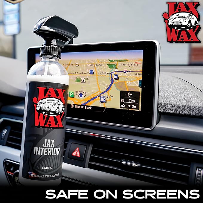 Jax Wax Interior Detailer - One Step Cleaner and Conditioner, Car and Boat Interior Cleaner, 16 Ounce