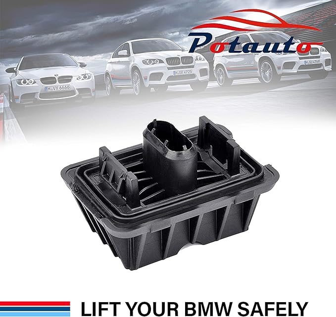 Potauto Upgraded 51717169981 Car Jack Lift Pad Support compatible with BMW Mini 1M128i 135i 325i 328i 330i 335i 528i 535i 550i 640i 650i 740i 750i 760Li M3 M5 M6 E82 E90 E91 F01 F02 F07 F10 F13 Series