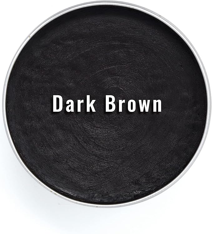 Real Milk Paint, Soft Finishing Wax Sealant for Painted Furniture, Paint Sealer Topcoat for Cabinets, Unfinished Wood Decor, Beeswax, Matte Dark Brown, 16 oz.