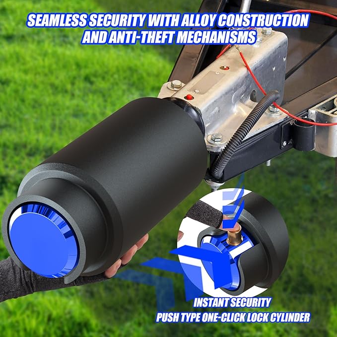 2516-B Heavy Duty Trailer Hitch Lock 2-5/16 Inch Bulldog or Ram Ball Coupler Anti-Theft,Travel RV/Camper/Boat/Truck/ATV/UTV/Flatbed/Cargo/Dump/Utility Trailer Tongue Lock Secure Design