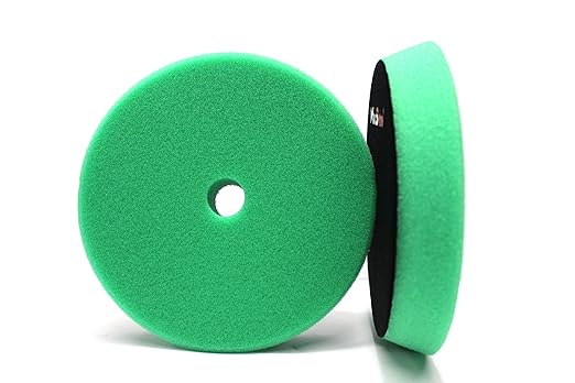 Maxshine 5” Universal High Pro Heavy Cutting Foam Pad – Compatible with DA & Rotary Polishers – Professional Detailing Pad for Aggressive Paint Correction – Washable & Reusable – Hook & Loop Backing