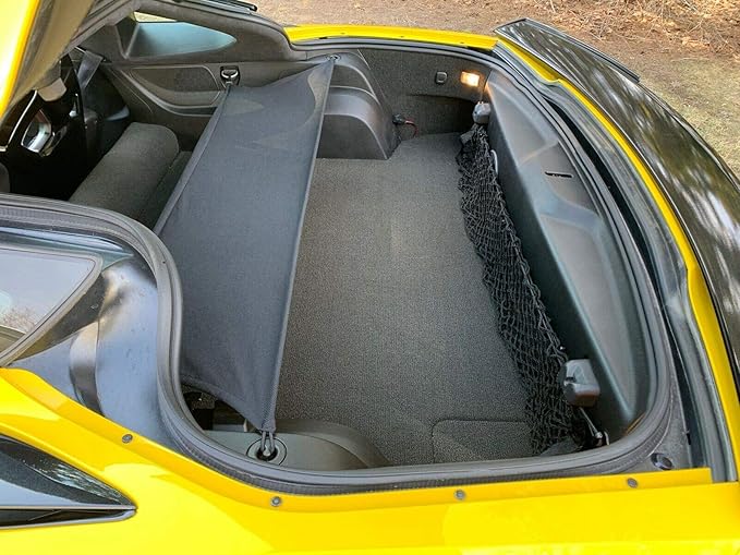 Envelope Style Automotive Trunk Mesh Cargo Net for Chevrolet Corvette C7 2014-2025 - Car Accessories - Premium Trunk Organizer and Storage - Vehicle Carrier Organizer for Chevy Corvette C 7