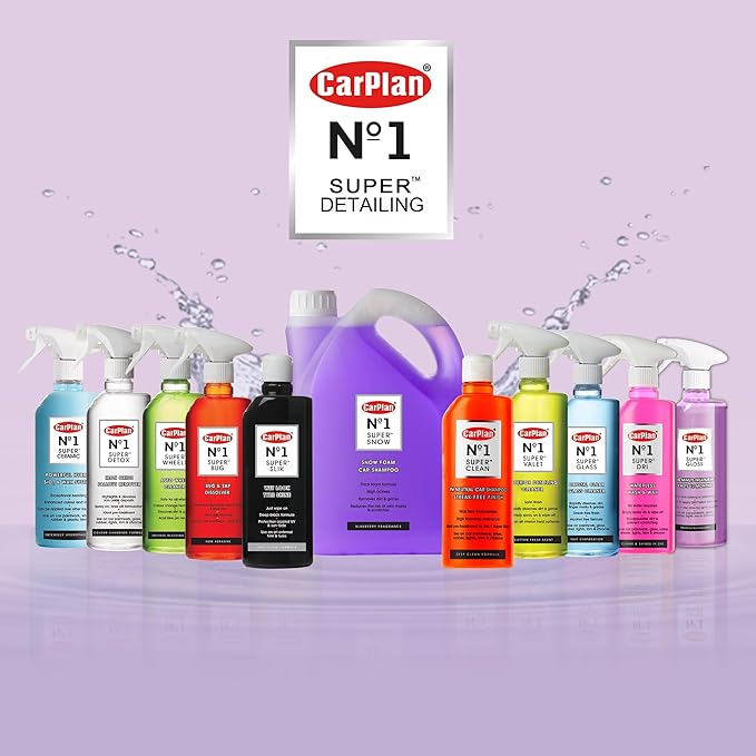 CarPlan No.1 Super Ceramic Hybrid Ceramic Wax Spray Coating, 21 Fl Oz - Advanced Si02 Paint Protection Forms a Water Beading Protective Barrier