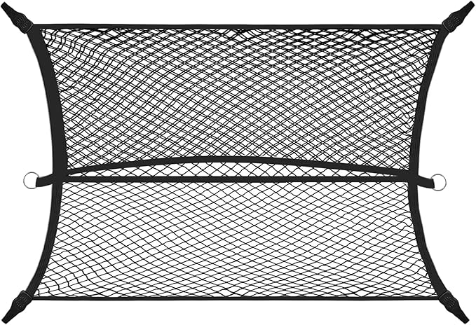 Floor Style Automotive Elastic Trunk Mesh Cargo Net for Audi TT TTS 1999-2023 - Car Accessories - Trunk Organizer and Storage - Cargo Net for Coupe