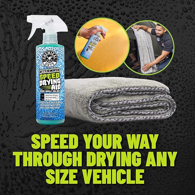 Chemical Guys After Wash Sprayable Gloss Boosting Car Wash Drying Aid - 16 oz Car Detailing Spray Helps Reduce Water Spots, Adds Shine, and Speeds Drying for Trucks, and Motorcycles