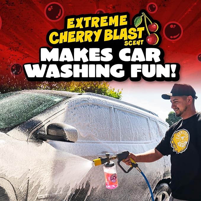Chemical Guys CWS_101_16 Maxi-Suds II Foaming Car Wash Soap (Works with Foam Cannons, Foam Guns or Bucket Washes) Safe for Cars, Trucks, Motorcycles, RVs & More, 16 fl oz, Cherry Scent
