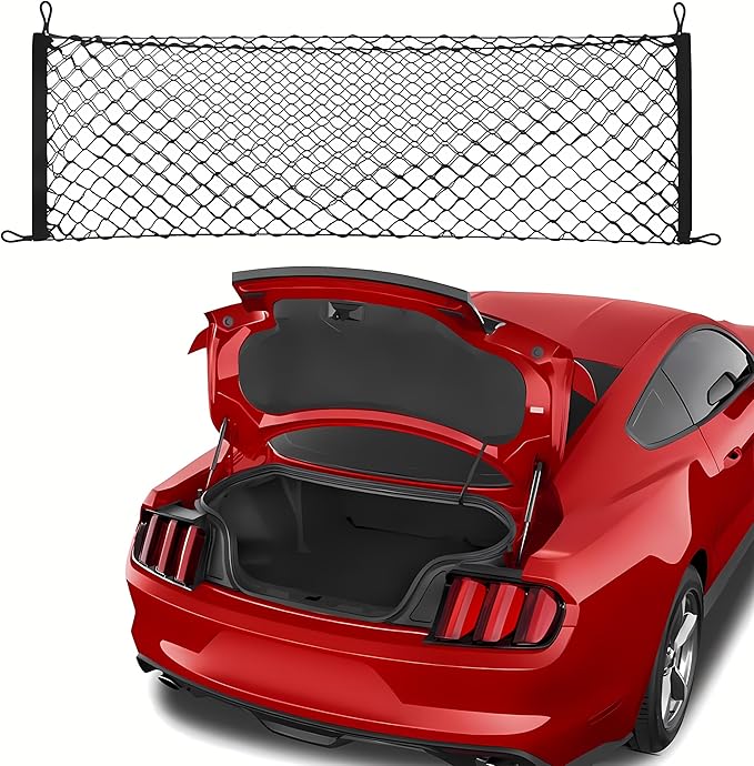 Upgrade Cargo Net Compatible with 2015 2016 2017 2018 2019 2020 2021 2022 2023 2024 2025 2026 Ford Mustang