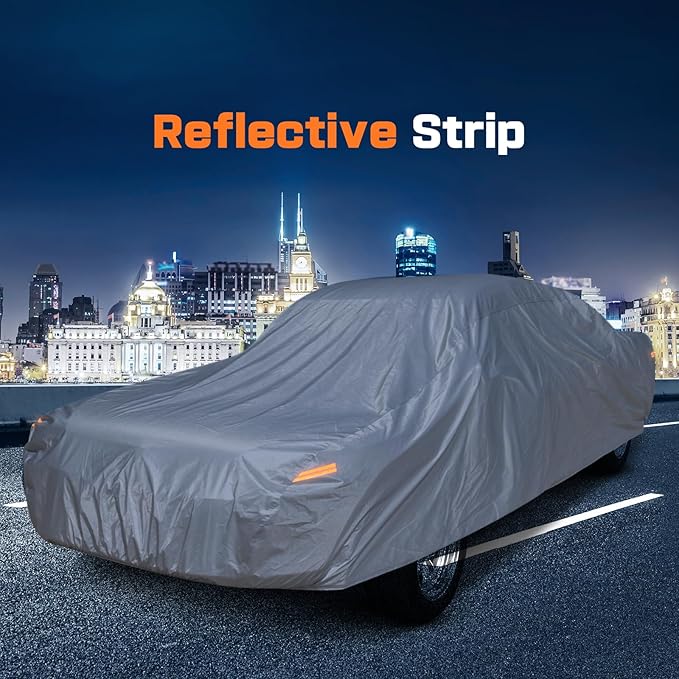 Custom-Fit Waterproof Car Cover for 1964-1968 Ford Mustang – All-Weather Protection, UV, Rain, Snow & Dust Resistant, Indoor & Outdoor Heavy-Duty Full Cover
