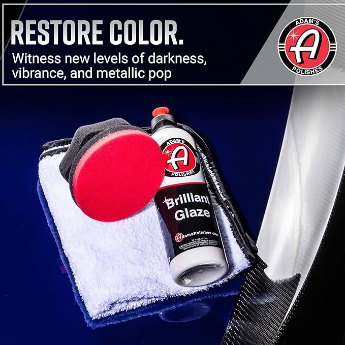 Adam's Polishes Brilliant Glaze 16oz - Amazing Depth, Gloss and Clarity - Achieve that Deep, Wet Looking Shine - Super Easy On and Easy Off