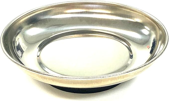 The Stop Shop Magnetic Parts and Hardware Tray 6 Inch In Diameter