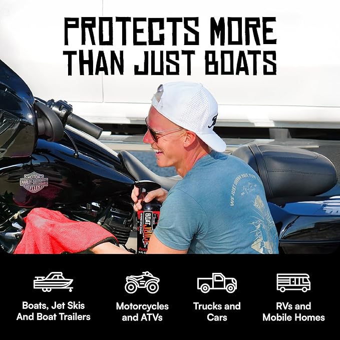 Boat Juice Protection Boat Ceramic Coating Spray - Marine Ceramic Coating for Boats, Ceramic Boat Wax Spray, Marine Wax for Boats - Boat Cleaner, Boat Cleaning Supplies, Boat Accessories
